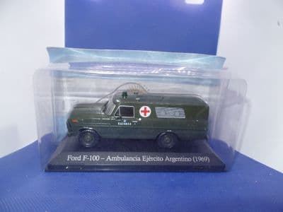 LXS15 1/43 SCALE Ford F-100  Ambulance 1969 made in Argentina