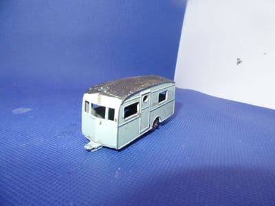 Matchbox Lesney England No 23 Berkeley Caravan Very Light Blue  On Tow UB