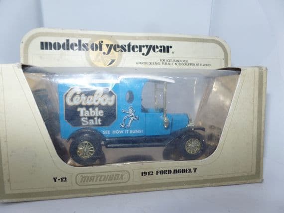 Matchbox Models of Yesteryear Y12 Y-12 1912 Ford Model T Van Cerebos Salt