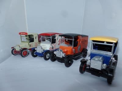 Matchbox Models of Yesteryear Y3 1912  Ford Model T Van  X 4 Carnation Birds Hoover Pepsi UB