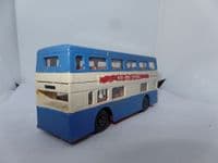 Matchbox Super Kings K15 Daimler Fleetline Code 3 Bus Blue & Cream Corporation Transport UB