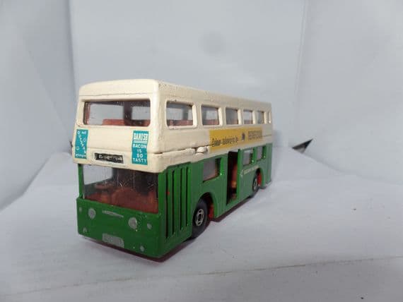 Matchbox Super Kings K15 Daimler Fleetline Code 3 Bus with Bell Eastern National UB  Rediffusion