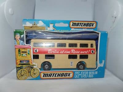 Matchbox Superkings K15 Daimler Fleetline Bus Berlin MIB