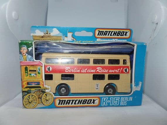 Matchbox Superkings K15 Daimler Fleetline Bus Berlin MIB
