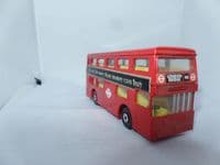 Matchbox SuperKings K15 Daimler Fleetline Bus London Transport 48 London Bridge Harrods UB