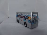 Matchbox SuperKings K15 Fleetline Bus Royal Wedding Charles Diana 1981 UB