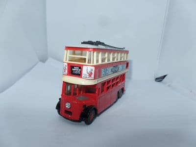 Matchbox Yesteryear Y10 1931 AEC Diddler Trolleybus London Transport 604 Hampton Court UB
