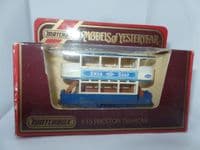 Matchbox Yesteryear  Y15 D 1920  Preston Tram Darlington Corporation MIMB