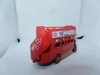 MATCHBOX YESTERYEAR Y23 1922 AEC S TYPE  BUS London General Hither Green RAC Ads MIB