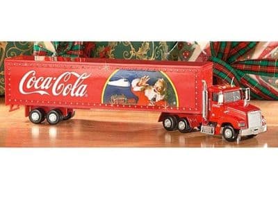 Motorcity Classics RIC 443012 1/43 O Scale Mack T Cab Coca Cola Christmas LED Lights