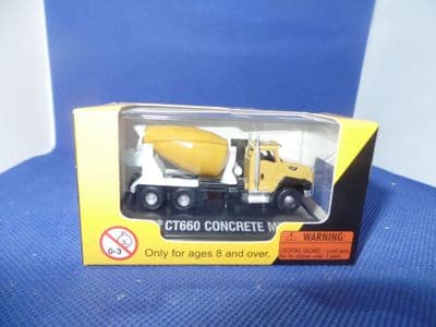 Norscot 55461 1/87 HO Scale Caterpillar CAT CT660 6 x 4 Concrete Mixer Truck
