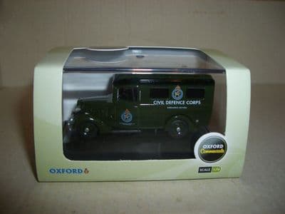 Oxford 76AMB002 AMB002 1/76 OO Scale Austin 18 Ambulance Civil Defence Green