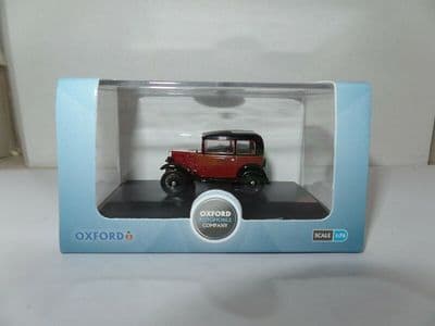 Oxford 76ASS003 ASS003 1/76 OO Scale Austin 7 Seven RN Saloon Maroon