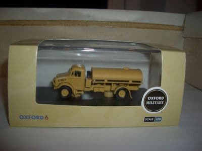 Oxford 76BD007 BD007 1/76 Bedford OY 3 Ton Royal Army RASC Water Tanker Desert
