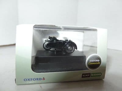 Oxford 76BSA006 BSA006 1/76 OO Scale BSA Motorcycle Sidecar Police Black