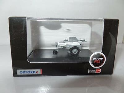 Oxford 76CCP001 CCP001 1/76 OO Coventry Coventry Climax Fire Trailer NFS Grey