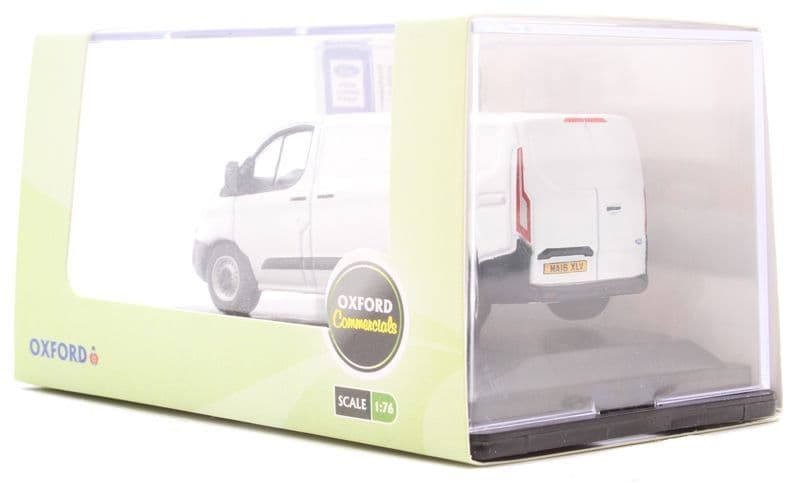 Oxford 76CUS002 CUS002 1/76 OO Scale Ford Transit Custom Dealer White ...