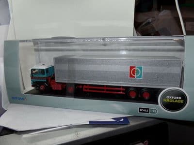 Oxford 76D28003 D28003 1/76 OO Scale DAF DAF3300 Short Van Trailer Pollock Mint Boxed