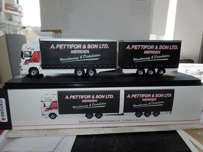 Oxford 76DBU002 DBU002 Scania Topline Drawbar A. Pettifor & Son Ltd