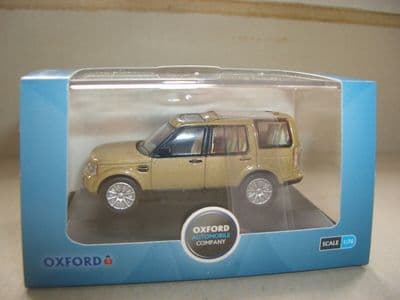 Oxford 76DIS001 DIS001 1/76 OO Scale Land Rover Discovery 4 Gold Sand Metallic