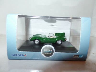 Oxford 76DTYP004 DTYP004 1/76 OO Jaguar D Type British Racing Green
