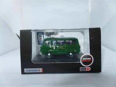 Oxford 76FDE016 FDE016 1/76 OO Ford 400 Thames Minibus London Fire Brigade Green