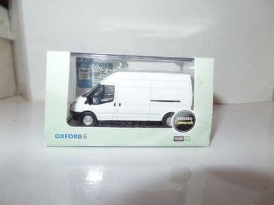 Oxford 76FT006 FT006 1/76 OO Ford Transit Long LWB High Top Van Dealer White