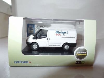 Oxford 76FT012 FT012 1/76 OO Scale Ford Transit Short SWB Van Eddie Stobart Rail