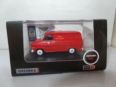 Oxford 76FT1003 FT1003 1/76 OO Ford Transit Mk I London Fire Brigade