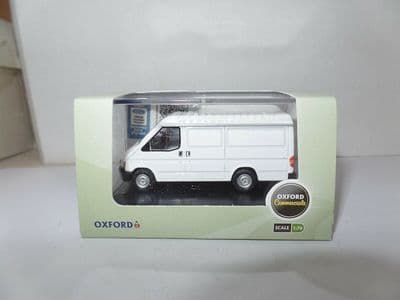 Oxford 76FT3001 F3001 1/76 OO Scale Ford Transit Mk III 3 Three Dealer White