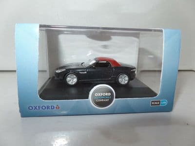 Oxford 76FTYP007 FTYP007 1/76 OO Scale Jaguar F Type 2013 Ultimate Black Red Roof