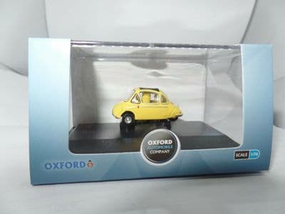 Oxford 76HE003 HE003 1/76 OO Heinkel Kabine Bubble Car Yellow