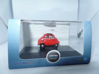 Oxford 76IS001 IS001 1/76 Scale BMW Isetta Bubble Car Signal Red