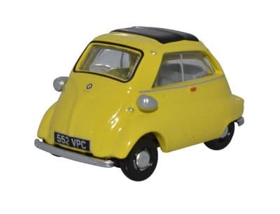 Oxford 76IS004 IS004 1/76 OO Scale BMW Isetta Bubble Car Yellow