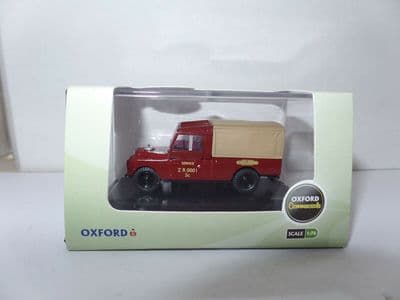 Oxford 76LAN1109009 LAN1109009 Land Rover S1 109 inch British Railways Maroon