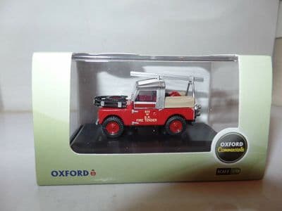 Oxford 76LAN188015 LAN188015 1/76 OO Scale Land Rover Fire Brigade British Rail