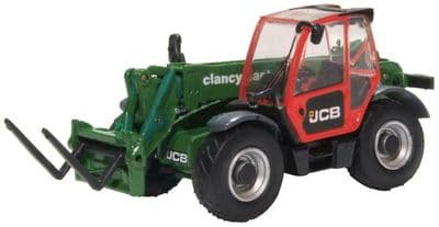 Oxford 76LDL002 LDL002 1/76 OO Scale JCB Loadall Clancy Plant Green & Red