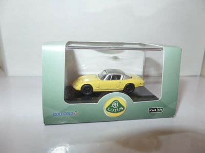 Oxford 76LE001 LE001 1/76 OO Scale Lotus Elan Plus 2 Yellow & Silver