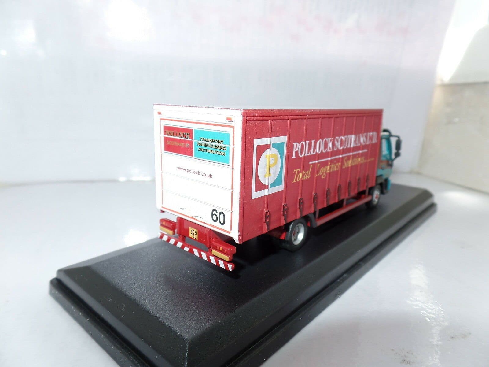 Oxford 76MAN001 MAN001 1/76 OO Scale MAN L2000 Curtainside Pollock ...