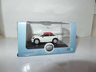 Oxford 76MC001 MC001 1/76 OO Scale New Mini Cooper Coupe Pepper White Red Roof