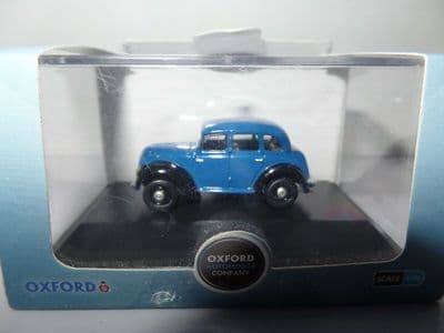 Oxford 76MES001 MES001 1/76 OO Scale Morris 8E Series Saloon Blue