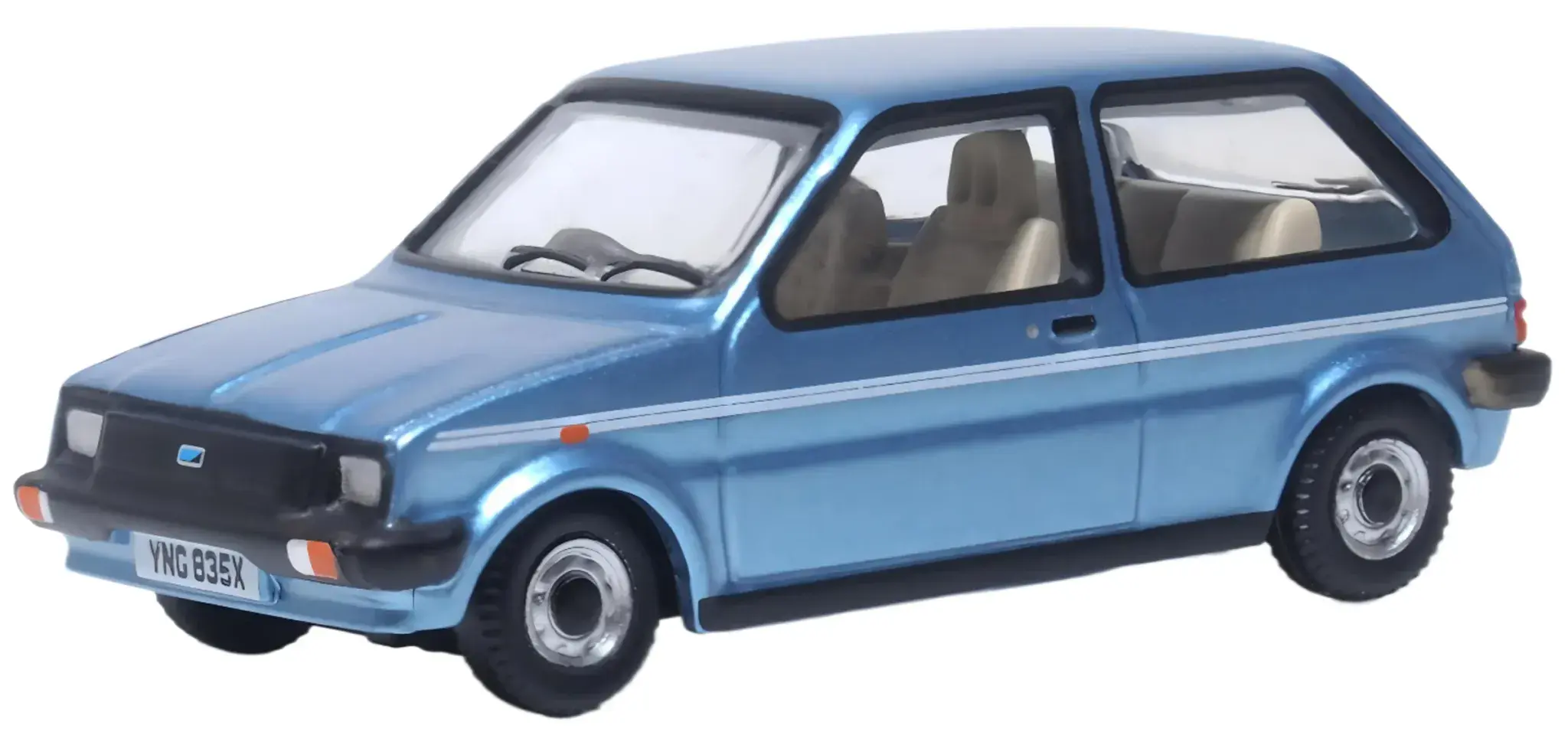 Oxford 76MET002 MET002 1/76 OO Scale Austin Mini Metro Denim