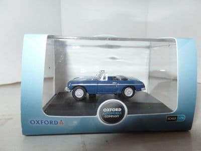 Oxford 76MGB008 MGB008 1/76 OO Scale MG MGB Roadster Mineral Blue