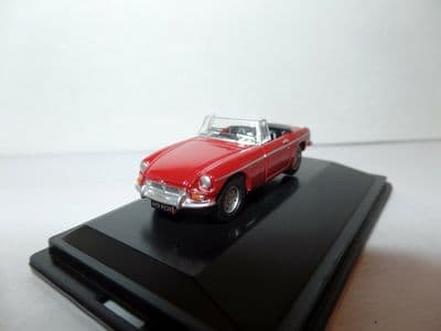 Oxford 76MGBGT001 MGBGT001 1/76 OO Scale MG MGBGT Coupe Tartan Red