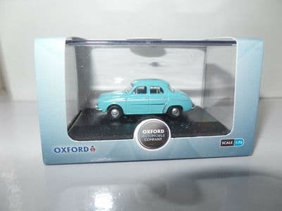Oxford 76RD001 RD001 1/76 OO Scale Renault Dauphine Light Blue