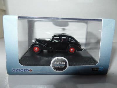 Oxford 76RK001 RK001 1/76 OO Scale  Riley Kestrel Black - Red Wheels