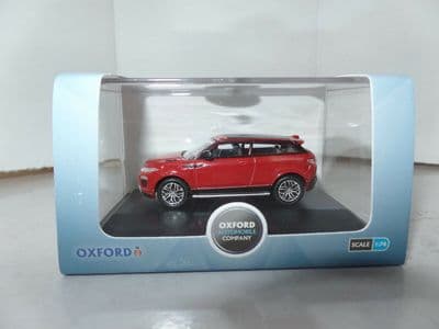 Oxford 76RRE001 RRE001 1/76 OO Land Range Rover Evoque Facelift Firenze Red