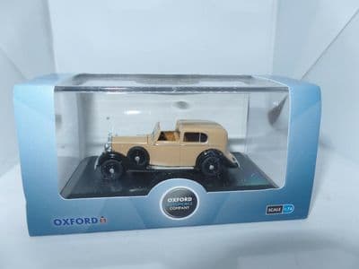 Oxford 76RRP3002 RRP3002 1/76 OO Scale Rolls Royce Phantom Mulliner Black Fawn