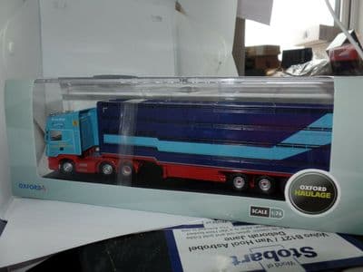 Oxford 76SCA01LT SCA01LT 1/76 OO Scania Topline Houghton Parkhouse Livestock