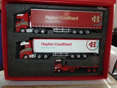 Oxford 76SET45 SET45 1/76 HAYTON COULTHARD CENTENARY SCANIA ERF MERC GIFT SET